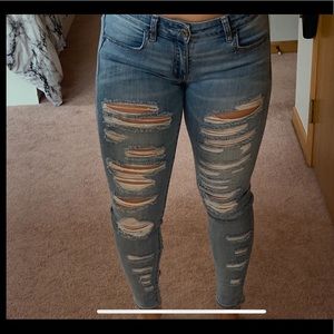 American Eagle ripped jeans